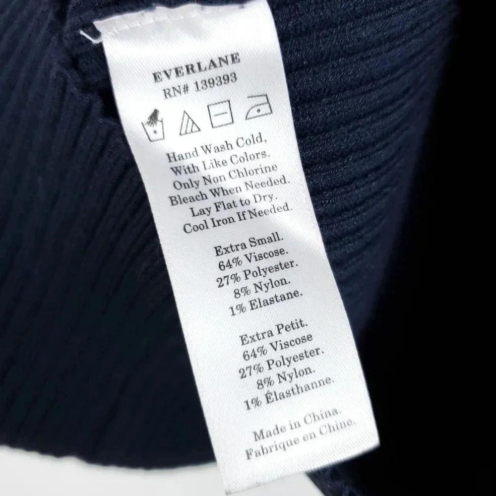 Everlane Navy Mini Dress - Picture 5 of 12